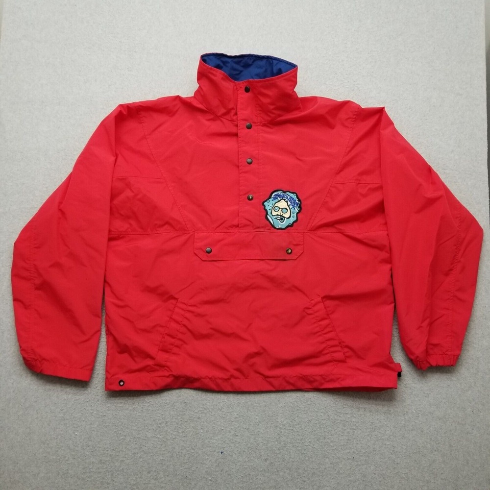 Sierra‎ Experience Jacket Mens XL Red Pockets Nylon Windbreaker